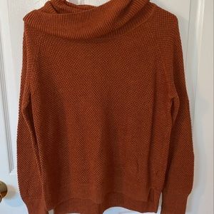 Burnt orange sweater. Size large.